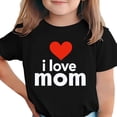 thumbnail image 1 of Zpanxa T-Shirts d'Été pour Filles Imprimé de la Fête de l'Indépendance Col Rond Manches Courtes Haut Polyester Spandex 14-15 Ans, 1 of 6