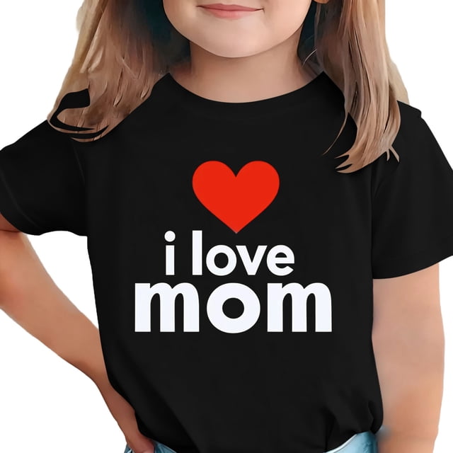 Zpanxa T-Shirts d'Été pour Filles Imprimé de la Fête de l'Indépendance Col Rond Manches Courtes Haut Polyester Spandex 14-15 Ans