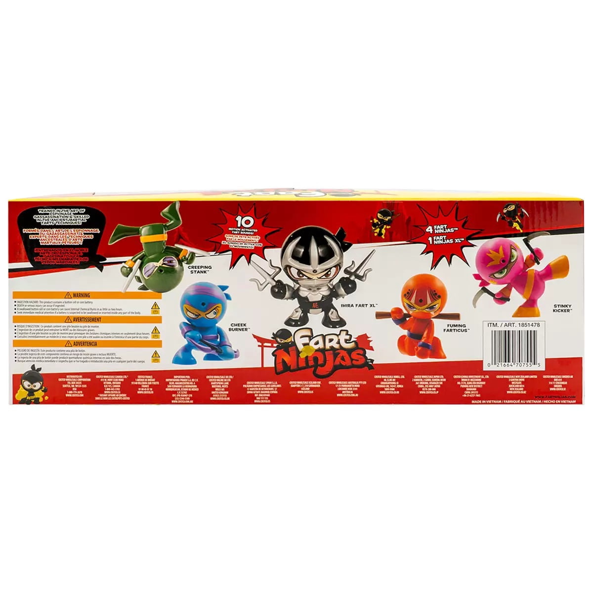 Funrise Fart Ninjas 5 Pack, Farty Pack