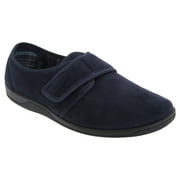 Sleepers Mens Tom Imitation Suede Touch Fastening Slippers