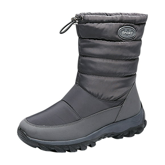 XZNGL Snow Boots Women Winter Plus Velvet Warm Short Boots Cotton Shoes Waterproof