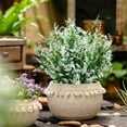 thumbnail image 2 of 16 Bundles Artificial Lavender Flowers, Faux Outdoor Lavender Flowers UV Resistant Fake Lavender Plants for Garden Porch Window Box Filler Indoor Home Decoration (White), 2 of 7