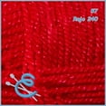 thumbnail image 2 of OMEGACRYS [100grs] 1 of 2 - by Omega - Fine Crystal Yarn great for all crafts - Color 57 - Red 240, 2 of 5
