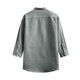 thumbnail image 4 of Playera Elvqul para Caballero Casuales Liso Con Bolsillos Verde del Ejército Manga Corta Cuello Mao Abotonada, 4 of 4