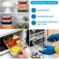 thumbnail image 7 of stusgo Large 63 Oz Glass Food Storage Containers with Lids, 4 Pcs Set(2 Baking Containers + 2 Locking Lids)BPA Free, Leak Proof, Microwave/Oven Safe – For Vegetables, Fruits, 7 of 7