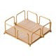 thumbnail image 1 of Modern Napkin Holder with Wooden Base,Elegant Design for Dining Table, 1 of 5
