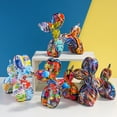 thumbnail image 3 of Pop Art Graffiti Balloon Dog Sculpture Object Painting Balloon Statue Ideas Animal Figures Decorative Items for Home Decor, 3 of 10