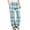 Light Blue, variant on GigrtiJin Casual Pants for Children Teens Plaid Printed High Waisted Straight Leg Pants with Pocket 4-14 Years