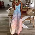 thumbnail image 3 of Mermaid Fish Scales Design Sleeveless Dress Woman Fashion Long Dresses Women's Summer Suit Dress 2025, 3 of 7