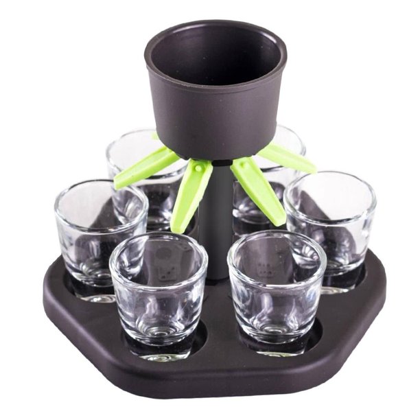 Dispensador De Chupitos Dispensador De 6 Vasos De Chupito Dispensador De Licor Dispensador De Whisky Favores De Fiesta Serendint HA035906-00