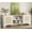 White, variant on Litake Rattan TV Stand for 70 Inch TV, Boho Entertainment Center with Cabinets & Open Shelves, Wooden Media Console Table for Living Room, White