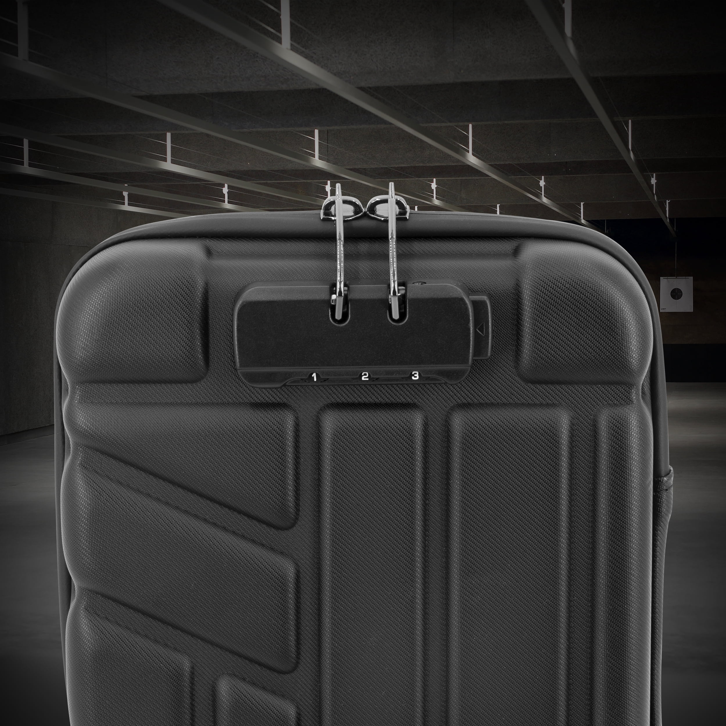 CASEMATIX 12" Pistol Case Fits 9mm Pistols - Premium Hard Handgun Case with Lock Zippers - Case Only