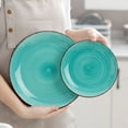 thumbnail image 5 of vancasso, Series Bella, 48 Piece Stoneware Dinnerware Set, Green Dinner Set, Service for 12, 5 of 8