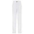 thumbnail image 3 of WhouRiu Big Boys School Pants Flat Front High Waist Straight Leg Pants with Pockets Child Formal Cozy Uniform Trousers White,Sized 15-16, 3 of 7