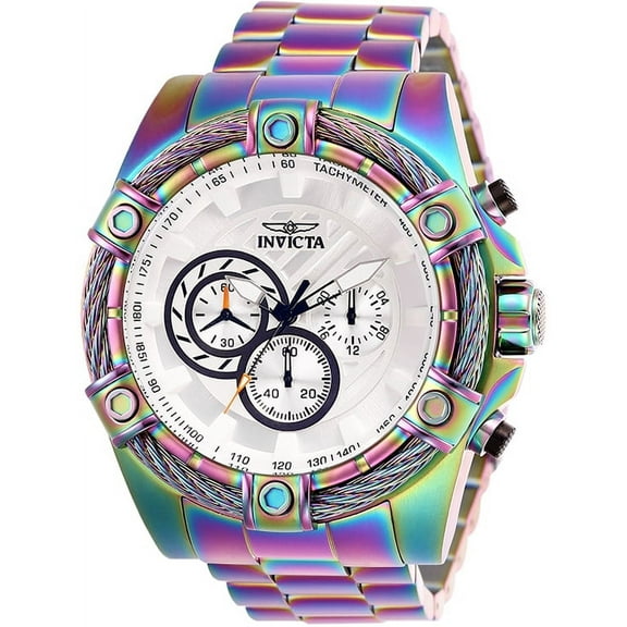 Invicta Men's 25520 Bolt Quartz Chronograph White Dial Watch