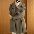 thumbnail image 5 of Maydear Women's Autumn Woolen Coat, Medium-length Double-Faced Wool Coat Fashionable and Casual Woolen Jacket, 5 of 5