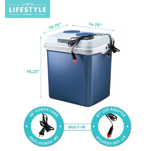 Lifestyle by Focus 34-Quart Portable Electric Cooler/Warmer with