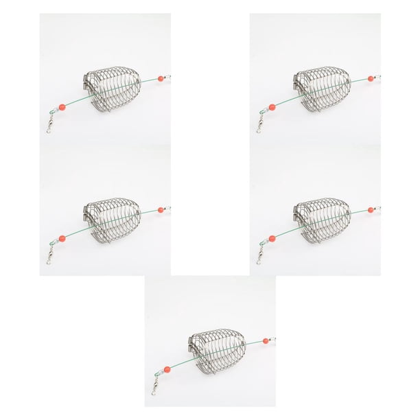 Toystoory Accesorios para jaula de cebo de pesca, alambre para acuario, trampa cónica, cesta, alimentador, soporte, conector, Terminal, aparejos, equipo Type5 NO5 Toystoory CBP000087