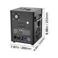 thumbnail image 2 of KFFKFF 4Pcs Cold Spark Machine, 500W 6.6-13ft Firework Machine DMX512 Adjustable Smart Stage Effect Machine Safe Great Low Noise Smokeless for Stage DJ Disco,Black, 2 of 9