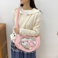 thumbnail image 4 of Bolsa de ballet de ballet de ballet Elegante Bolsa Ita Bag Nylon Crossbody (rosa), 4 of 9