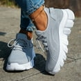 thumbnail image 6 of Domzle Women's Running Shoes Hands-Free Slip On Breathable Knit Walking Sneakers Non-Slip for Work Gym & Casual Gray, 6 of 6