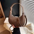 thumbnail image 3 of Bolso pequeño retro para mujer, novedad de 2025, bolso de mano tipo bandolera con forma de media luna, bolso de mano informal para llevar debajo del brazo., 3 of 5