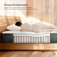 thumbnail image 3 of Colchón Snow Dreamlab 5°C Más Frío al Tacto Firmeza Media Memory Foam con Pocket Springs Colchón en Caja Queen, 3 of 5