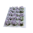 thumbnail image 4 of lionlar Bricolage Grappe de Fleurs Miniature Déco pour Modèle Architectural Décor Miniature Violet Pâle, 4 of 9