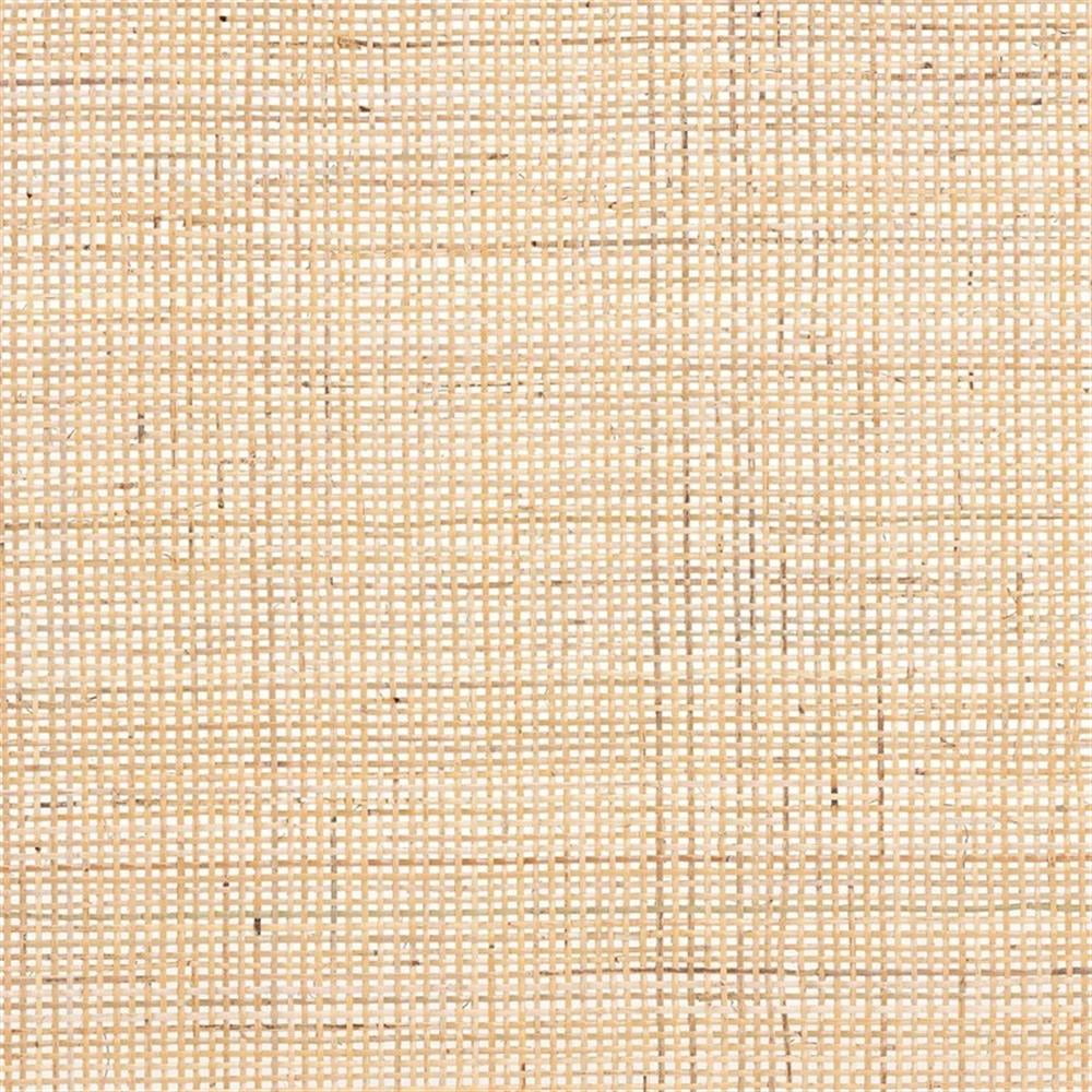 bali & pari Aurelia Brown Finished Bayur Wood and Rattan Queen Size Headboard