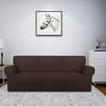 thumbnail image 3 of Easy-Going Super Stretch Sofa Slipcover Non Slip Couch Cover, Sofa Size, Chocolate, 3 of 7