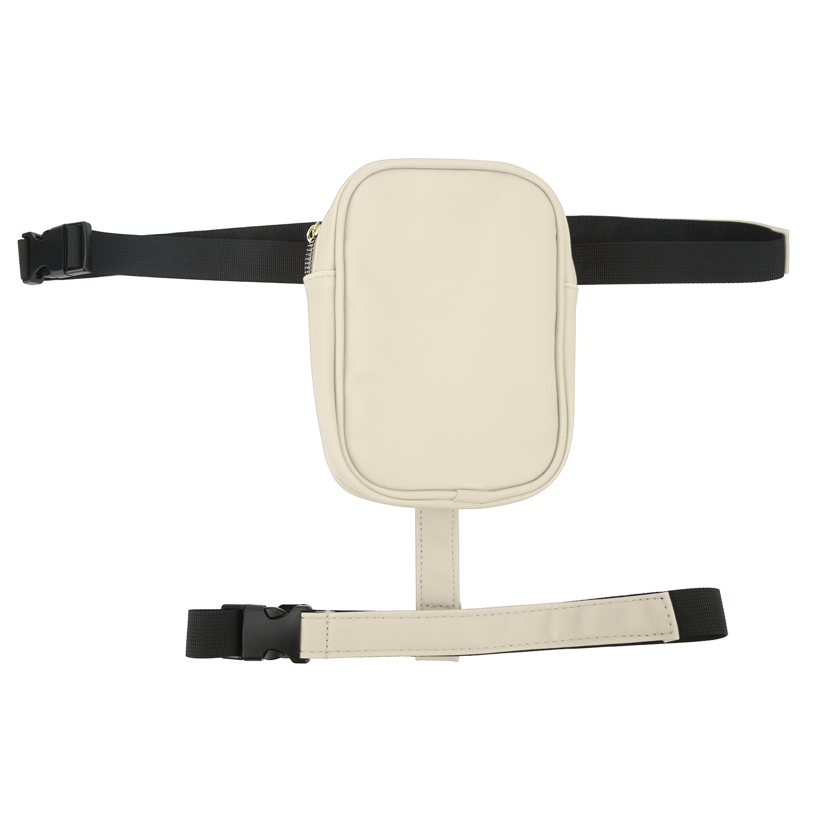 Thigh Harness Leg Bag Fanny Pack Large Capacity Women PU Leather Leg Purse Outdoor Wallet Beige Walmart