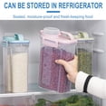 thumbnail image 5 of DcGZvy Cereal Dispenser Storage Jars with Lids, Pasta Storage Containers Food Container, Storage for Small Spaces Pasta Container, 5 of 5