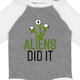 thumbnail image 4 of Inktastic Aliens DId It Boys or Girls Long Sleeve Baby Bodysuit, 4 of 5
