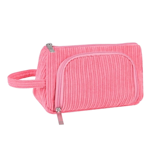 Bolso cosmético Zulema Neceser de tocador de viaje con cremallera Rosa