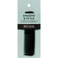 thumbnail image 2 of (5 pack) Ryshi Smooth & Style Compact & Durable Pocket Comb, Black, 1-Count, 2 of 3