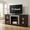 Cherry, variant on 58" Modern TV Stand with 2-Door Storage, Faux Stone Media Console Cabinet, Cherry Large Entertainment Center for Living Room