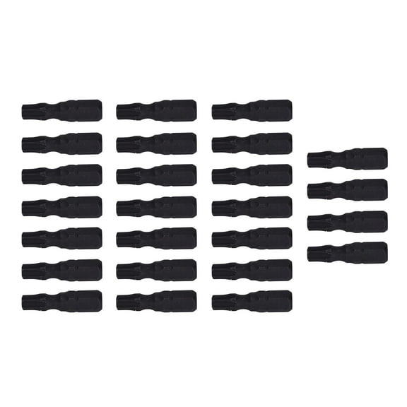 Century Drill & Tool 70627 Impact Screwdriver Bit T30 Torx, 1", 25 Pack