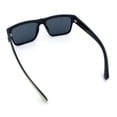 thumbnail image 6 of Rectangular Sunglasses for Men UV400 Polycarbonate Lens Lightweight Durable Frame Modern Everyday Style Black Yellow Frame - Black Lens, 6 of 7