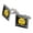 Silver, variant on I Will Not Have a Nice Day Funny Humor Square Cufflink Set - Silver or Gold