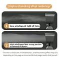thumbnail image 4 of Zootealy Portable Mini Desktop Range Hood Extractor Fan for Home & Office - Adjustable Angle & Height, 2-Speed Wind, Removable Filters - Grey - US Plug, 4 of 6