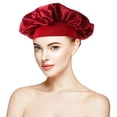 thumbnail image 3 of MasteelfCA 2pcs Sleeping Hair Care Bouffant Elastic Bonnet Hat Head Cover Accessory, 3 of 7