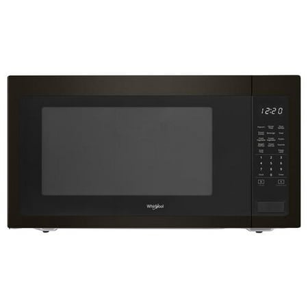 Whirlpool - 2.2 Cu. Ft. Microwave with Sensor Cooking - Black stainless steel