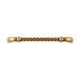 thumbnail image 5 of Utopia Alley Naples Pull Handle - Decorative Cabinet Drop Pull Handles- Vintage Cabinet Hardware with Hand Finished Antique European Brass - Metal Drawer Pull Handle, 5.0" Center to Center, 5 of 9