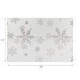 thumbnail image 4 of Vinyl Placemat (Silver Snowflakes) - Set of 12, 4 of 4