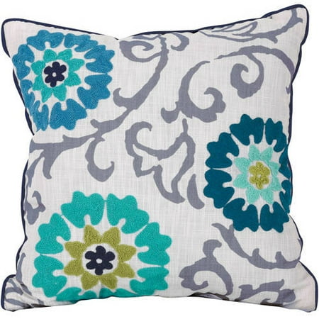 Better Homes and Gardens Floral Medallion Decorative Pillow - Walmart.com