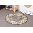 thumbnail image 3 of Wool Rug, 2.7x2.7 ft Small Rug, Turkish Rug, Kitchen Rugs, Vintage Rug, Art Rug, 3 of 9