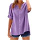 thumbnail image 1 of Vestidos Casuales Para Mujer, Blusas De Mujer De Moda Camisetas sueltas de verano con cuello redondo y manga corta para mujer, 1 of 4