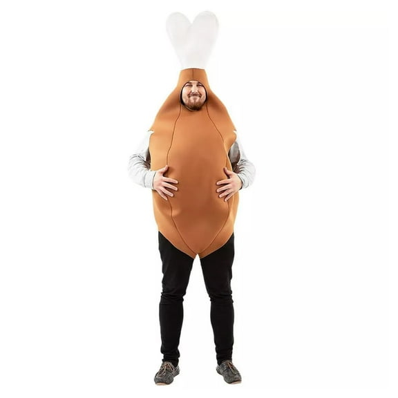 Orion Costumes Chicken Drumstick Fancy-Dress Costume for Adults with Fun Design, One Size
