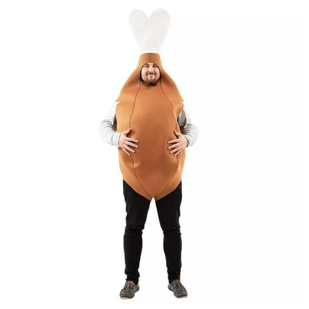 Orion Costumes Chicken Drumstick Fancy-Dress Costume for Adults with Fun Design One Size
