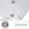 thumbnail image 5 of 4 Pcs Valentine’s Day Shower Curtain Set with Non-Slip Rugs, Toilet Lid Cover and Bath Mat, Red Love Heart Shower Curtains with 12 Hooks, Romantic Shower Curtains for Bathroom Decor, 5 of 8